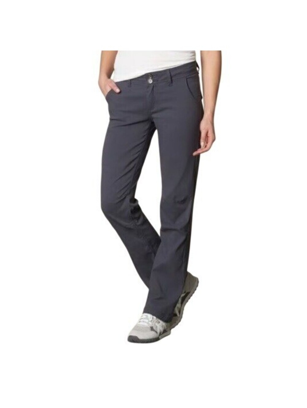 prAna Women's Charcoal Gray Convertible Hiking Utility Halle Pants Size 4